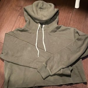 Girls cropped sweatshirt, size small